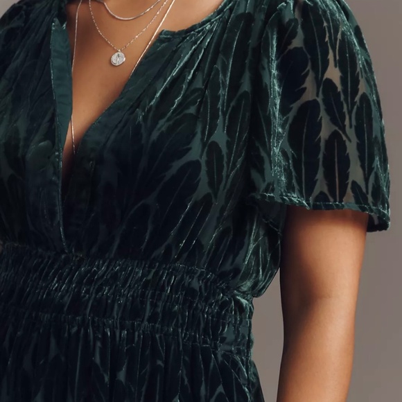 Anthropologie The Somerset Velvet Maxi Dress - Picture 4 of 7